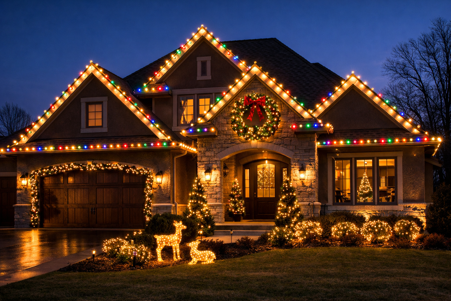 Christmas Light Installation